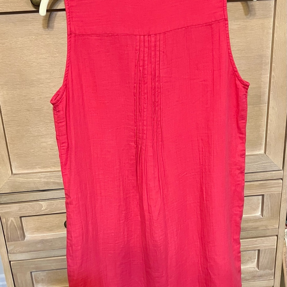 Quince Linen Sleeveless Swing Dress - Picture 7 of 11